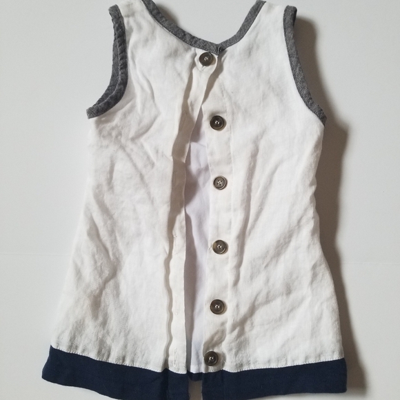 SweetHoney Lace Floral Linen Dress - Picture 3 of 4